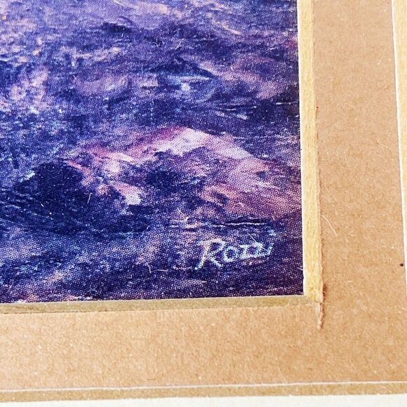 JIM ROZZI Bernard Picture Company Print “Iron Horse And Friend” Framed 1980 - Picture 7 of 8